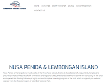 Tablet Screenshot of lembongansugriwaexpress.com